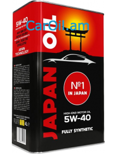 JAPAN OIL 5W-40 4L Լրիվ սինթետիկ